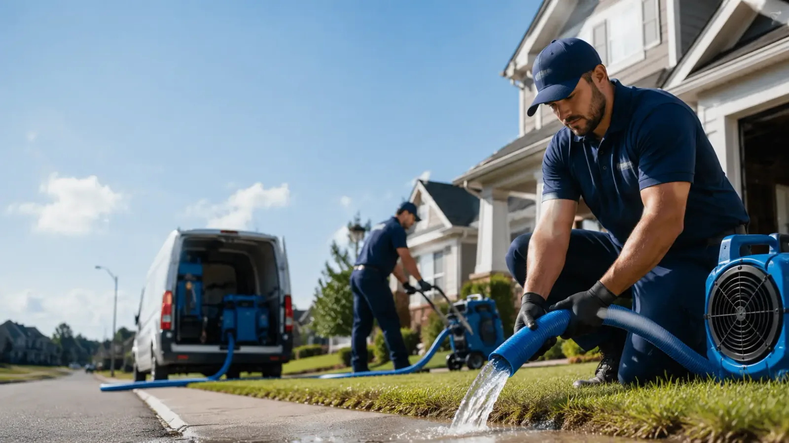 Flood Damage Restoration in New Burnside, IL